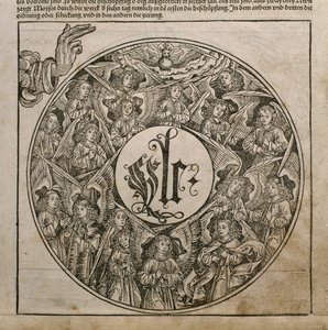 God the Father Creating the Angels, Illustration from the 